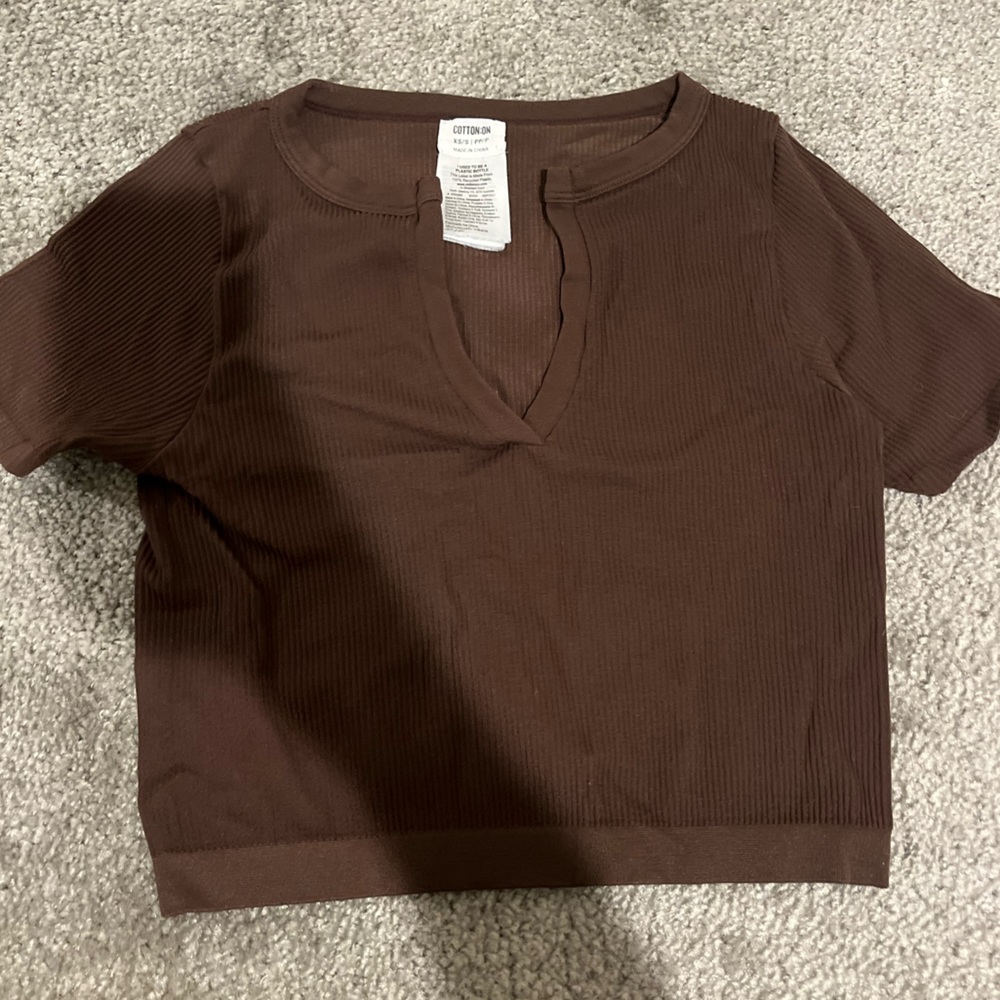 Cotton On V- Neck Cropped
